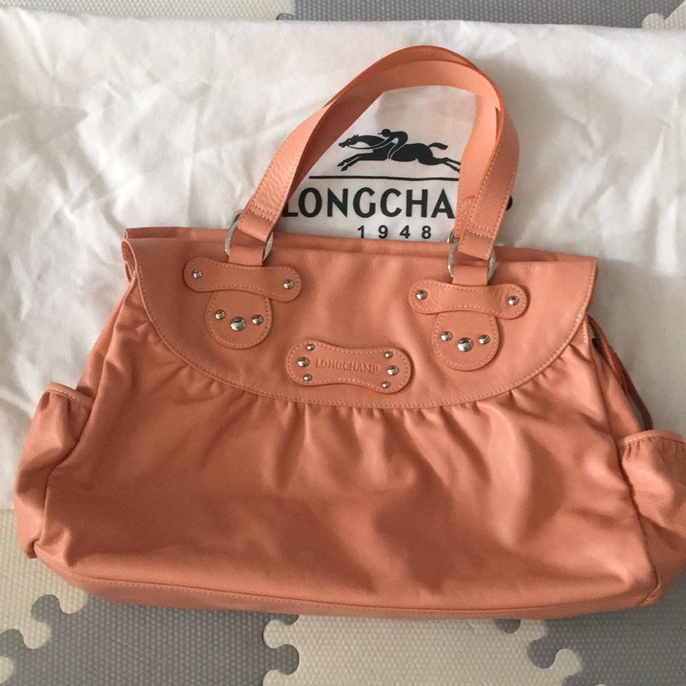 Authentic Longchamp leather bag